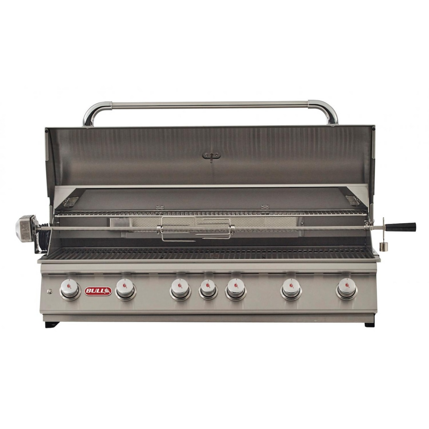 Bull Diablo 46-Inch 6-Burner Built-In Propane Gas Grill With Rotisserie