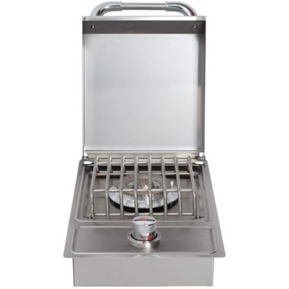 Bull Drop-In Propane Gas Single Side Burner W/ Stainless Steel Lid