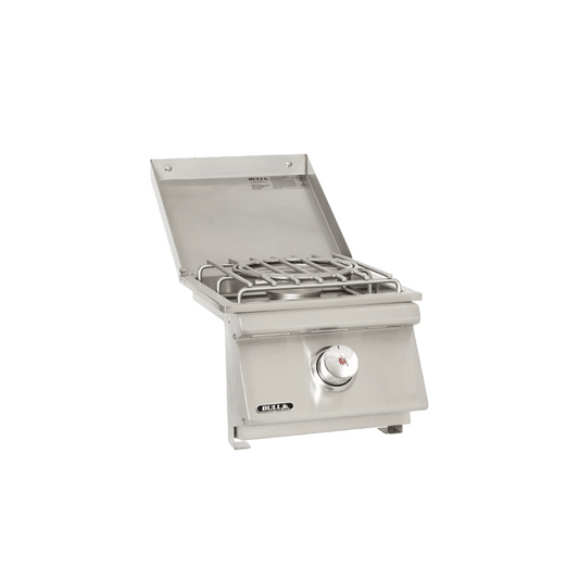 Bull Slide-In Pro Natural Gas Side Burner W/ Stainless Steel Lid